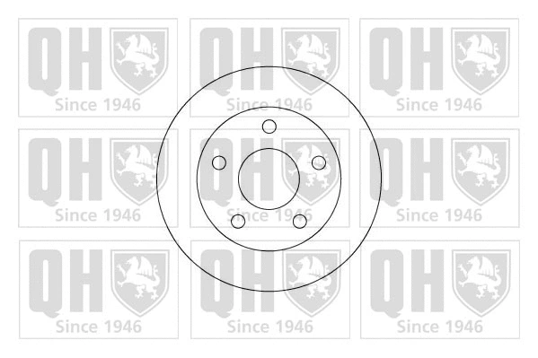 Disque de frein QUINTON HAZELL BDC3821