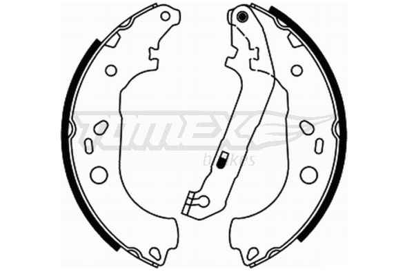 Jeu de mâchoires de frein TOMEX Brakes TX 21-95