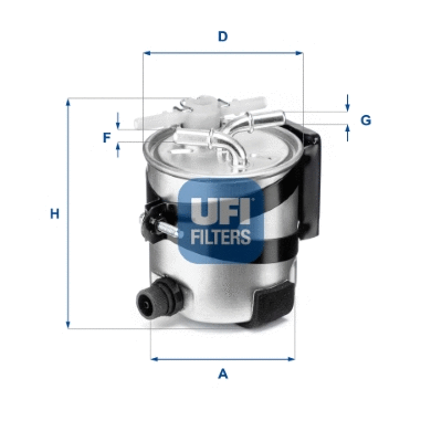 Filtre à carburant UFI 55.418.00