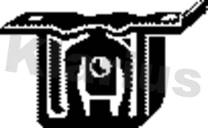 Support, silencieux KLARIUS 420259