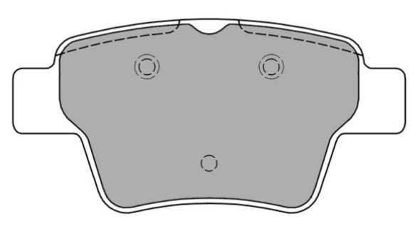 Kit de plaquettes de frein, frein à disque FREMAX FBP-1404