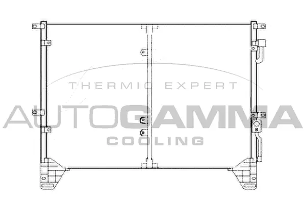 Condenseur, climatisation AUTOGAMMA 107067
