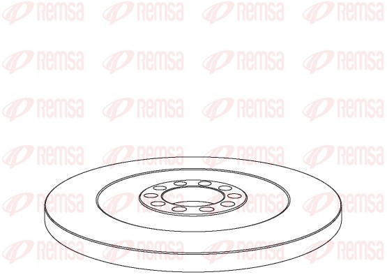 Disque de frein REMSA NCA1031.10