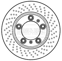 Disque de frein BORG & BECK BBD6002S