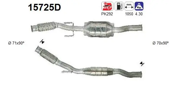 Catalyseur AS 15725D