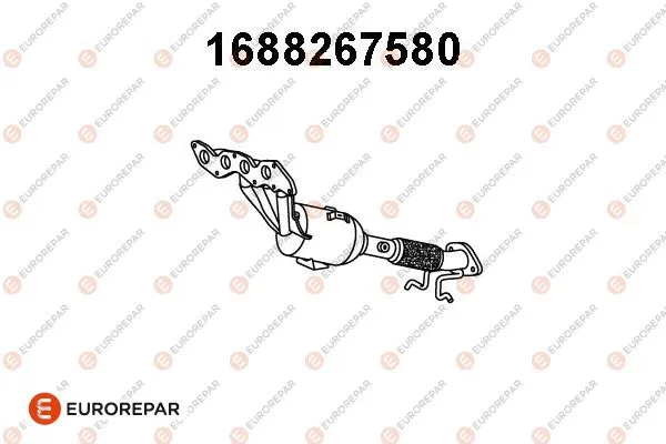 Catalyseur en coude EUROREPAR 1688267580