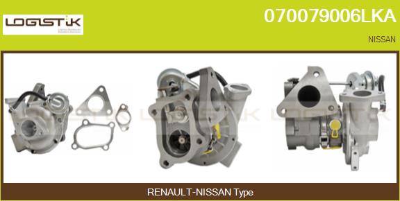 Turbocompresseur, suralimentation LGK 070079006LKA