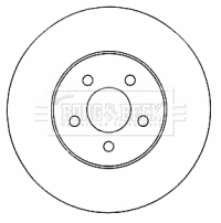 Disque de frein BORG & BECK BBD4568