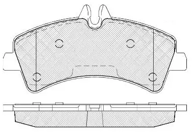 Kit de plaquettes de frein, frein à disque FIT FP1318