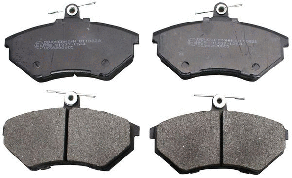 Kit de plaquettes de frein, frein à disque DENCKERMANN B110828