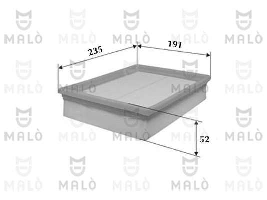 Filtre à air AKRON-MALÒ 1500064