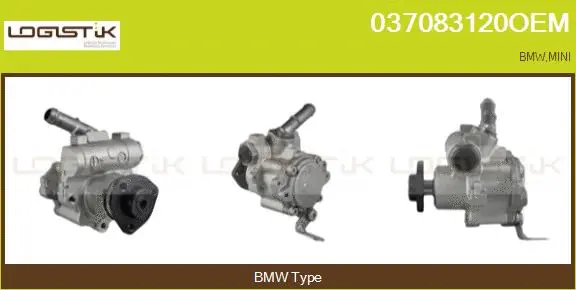 Pompe hydraulique, direction LGK 037083120OEM