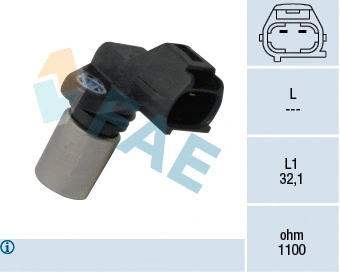 Capteur d'angle, vilebrequin FAE 79314