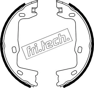 Jeu de mâchoires de frein, frein de stationnement fri.tech. 1073.159