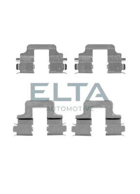 Kit d'accessoires, plaquette de frein à disque ELTA AUTOMOTIVE EA8703