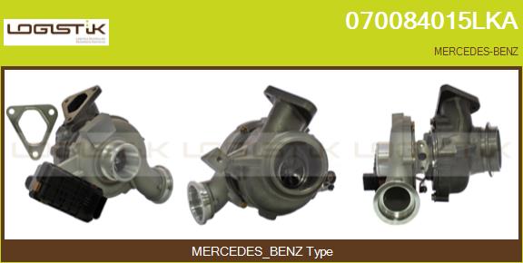 Turbocompresseur, suralimentation LGK 070084015LKA