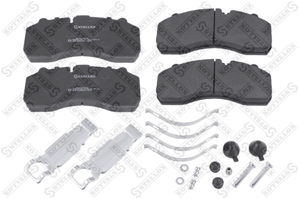 Kit de plaquettes de frein, frein à disque STELLOX 85-01412-SX