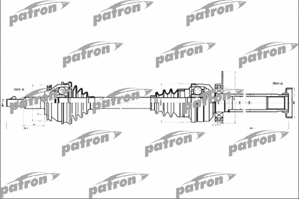 Arbre de transmission PATRON PDS4500