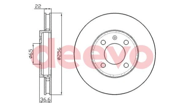 Disque de frein DEEVO BD24980