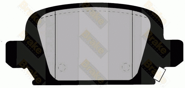 Kit de plaquettes de frein, frein à disque Brake ENGINEERING PA1416