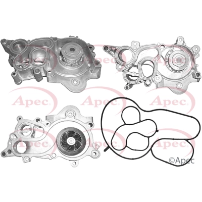 Pompe à eau, refroidissement du moteur APEC AWP1053