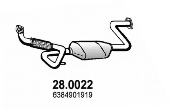 Catalyseur ASSO 28.0022