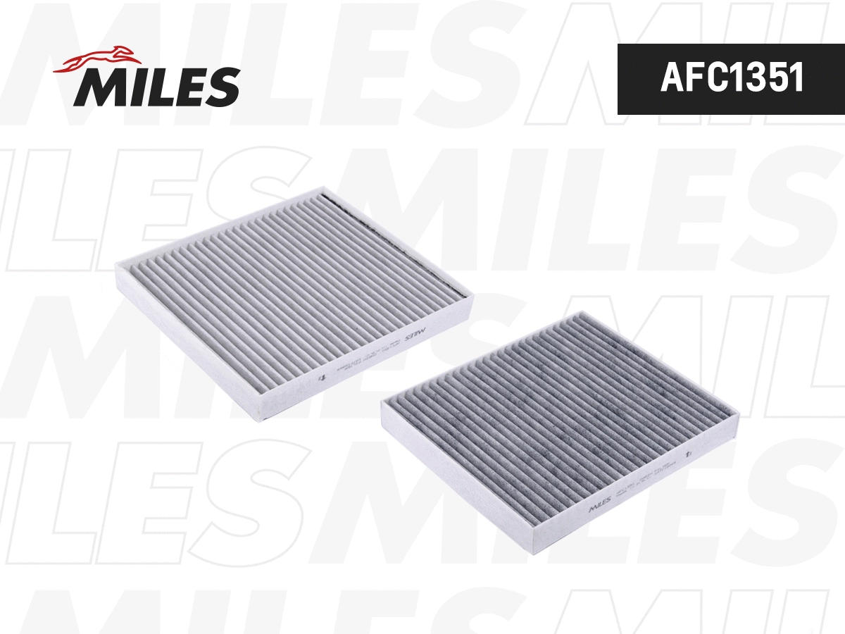 Filtre, air de l'habitacle MILES AFC1351
