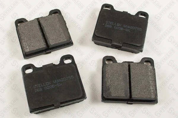 Kit de plaquettes de frein, frein à disque STELLOX 268 020B-SX