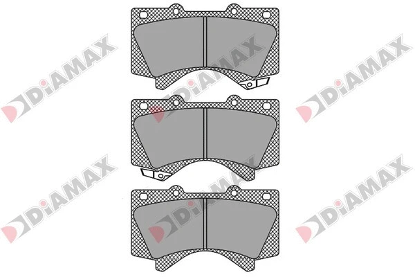 Kit de plaquettes de frein, frein à disque DIAMAX N09574
