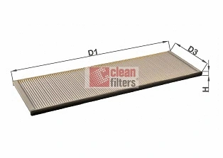 Filtre, air de l'habitacle CLEAN FILTERS NC2362