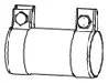 Raccord de tuyau, système d'échappement DINEX 74130