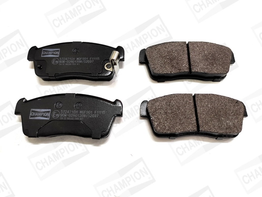 Kit de plaquettes de frein, frein à disque CHAMPION 572471CH
