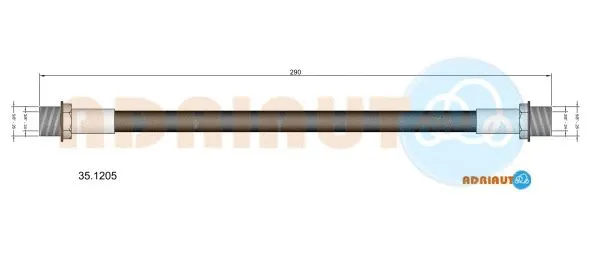 Flexible de frein ADRIAUTO 35.1205