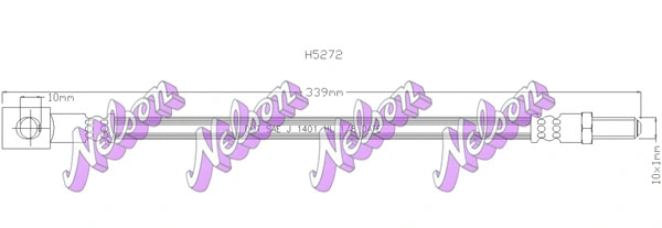 Flexible de frein KAWE H5272