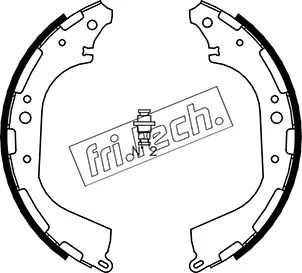 Jeu de mâchoires de frein fri.tech. 1067.183