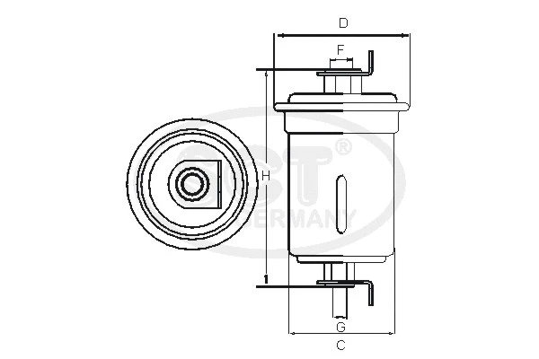 Filtre à carburant SCT - MANNOL ST 387