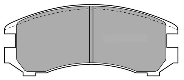 Kit de plaquettes de frein, frein à disque FREMAX FBP-0777