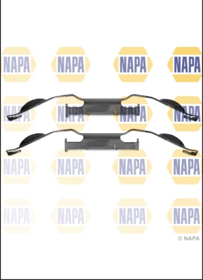 Kit d'accessoires, plaquette de frein à disque NAPA NFK1380