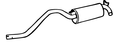 Silencieux arrière VEGAZ GmbH VOS-19