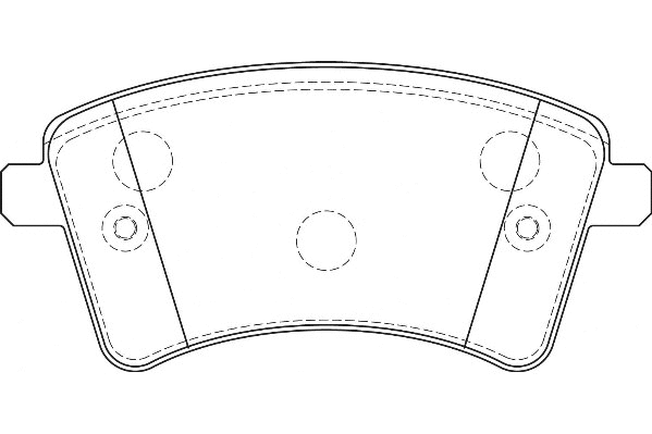 Kit de plaquettes de frein, frein à disque Omnicraft 2134996