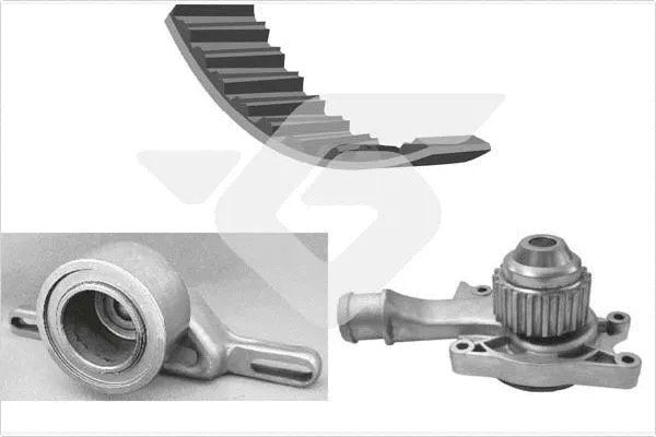 Pompe à eau + kit de courroie crantée HUTCHINSON KH 81WP06