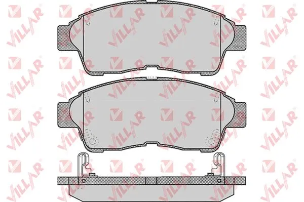 Kit de plaquettes de frein, frein à disque VILLAR 626.0561