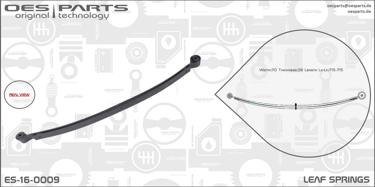 Lame de ressort OES PARTS ES-16-0009
