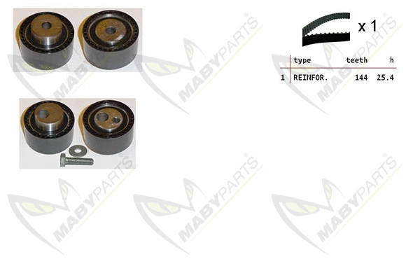 Kit de courroie crantée MABYPARTS OBK010134