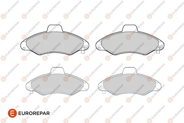 Kit de plaquettes de frein, frein à disque EUROREPAR 1686275880