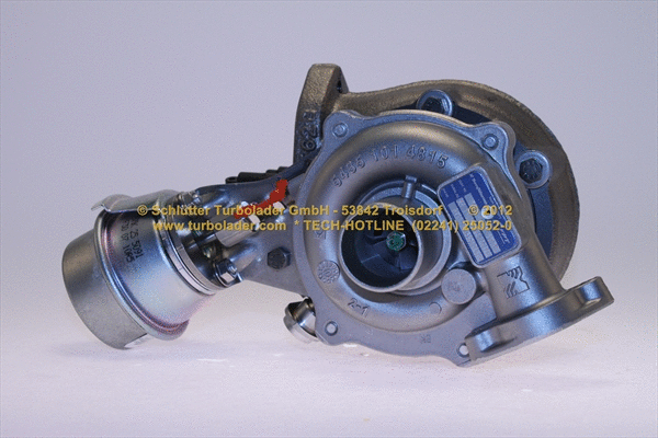 Turbocompresseur, suralimentation SCHLÜTTER TURBOLADER 172-07996
