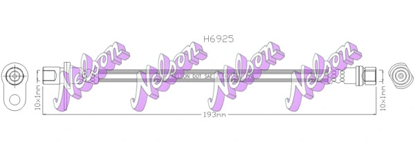 Flexible de frein BROVEX-NELSON H6925