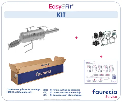 Filtre à particules / à suie, échappement Faurecia FS56096F