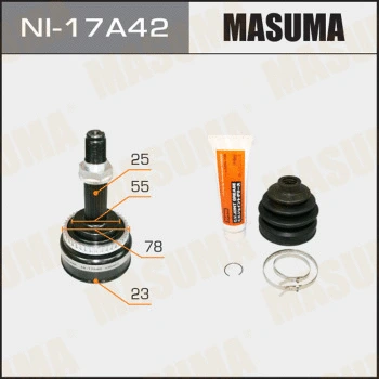 Jeu de joints, arbre de transmission MASUMA NI-17A42