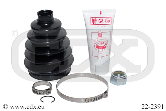 Jeu de joints-soufflets, arbre de commande CDX 22-2391